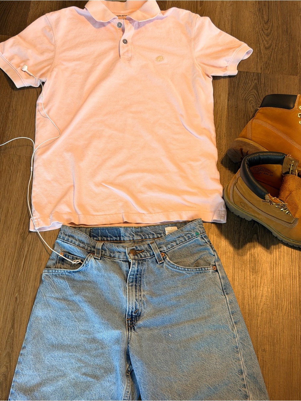 Banana Republic light pink Polo